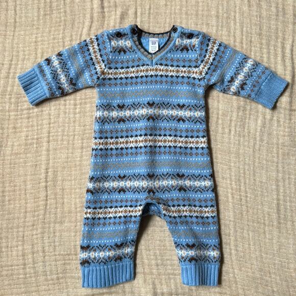 GAP Other - GAP fair isle sweater bodysuit‎